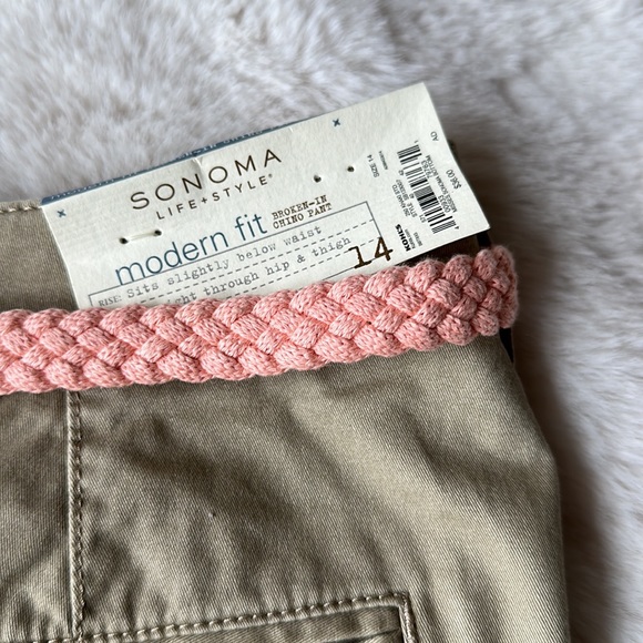 NWT Sonoma from Kohl’s size 14 khaki crop size 14 - Picture 2 of 3